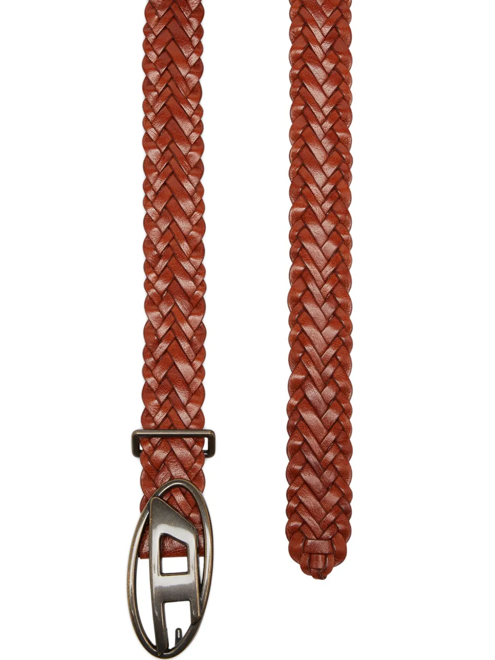  Diesel B-1dr Braided Belt - Brown 