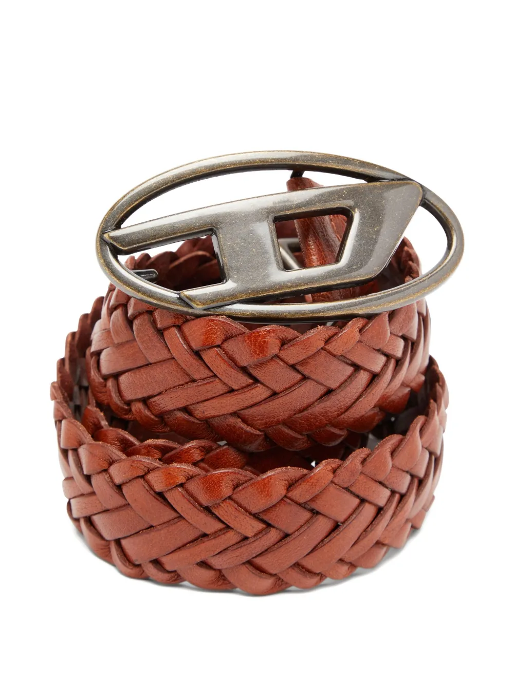  Diesel B-1dr Braided Belt - Brown 