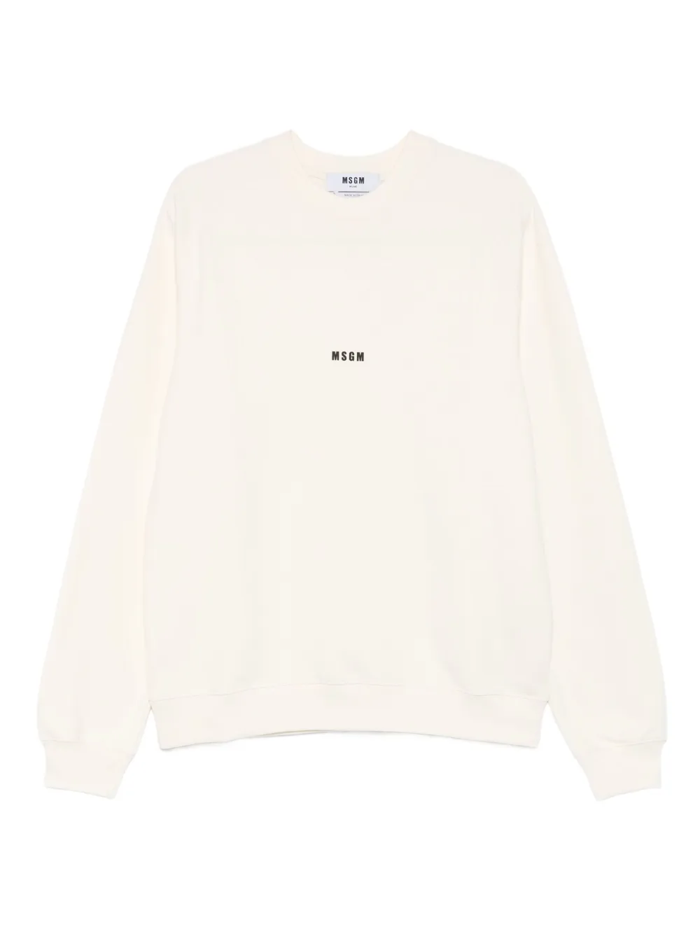MSGM cotton sweatshirt | White | Image 1