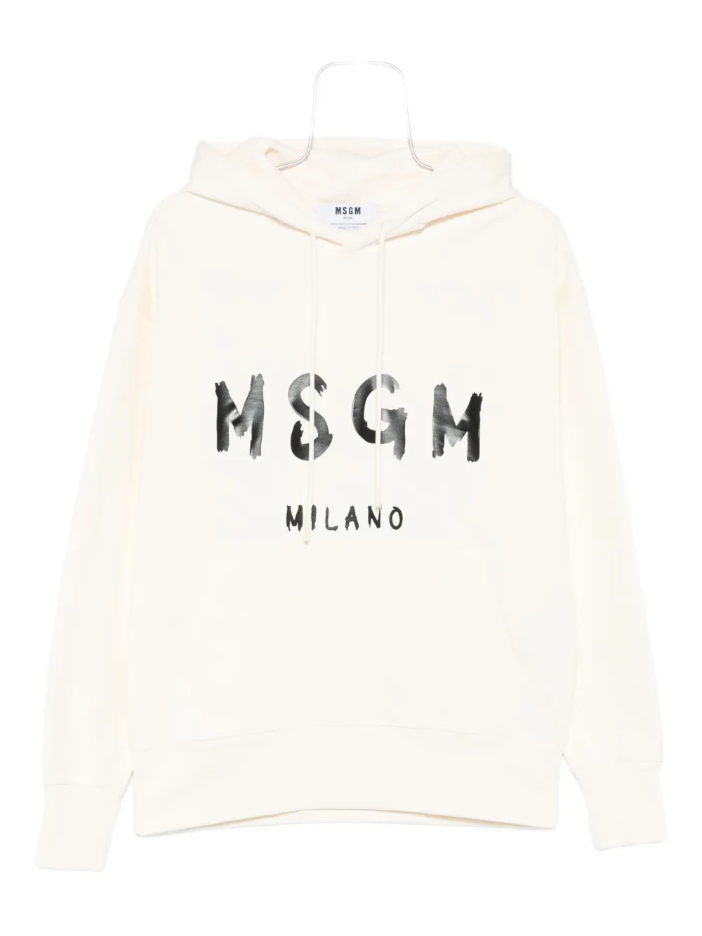 MSGM logo-print hoodie | White | Image 1