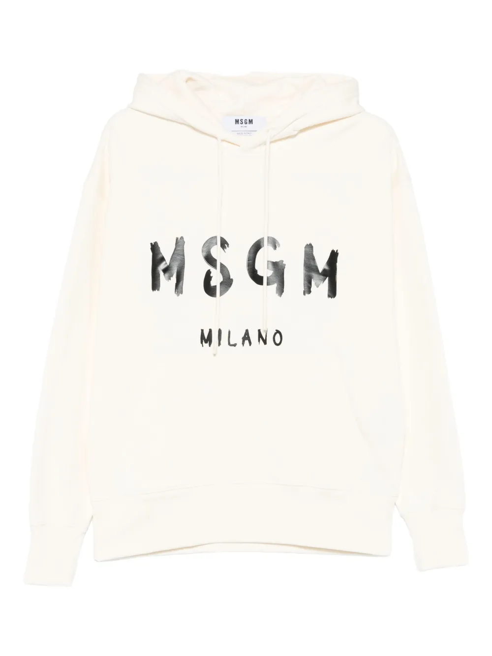 MSGM logo-print hoodie | White | Image 1