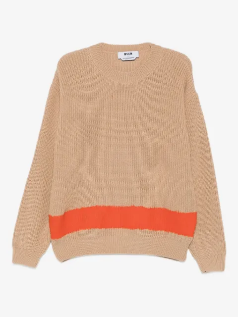 MSGM jersey con detalle de rayas