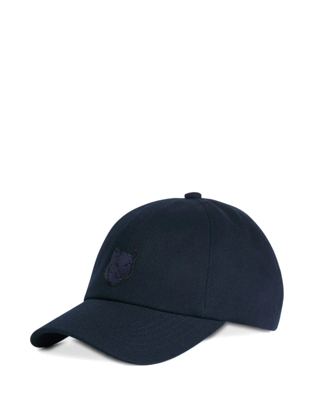 Maison Kitsuné Pet met vossenpatroon Blauw