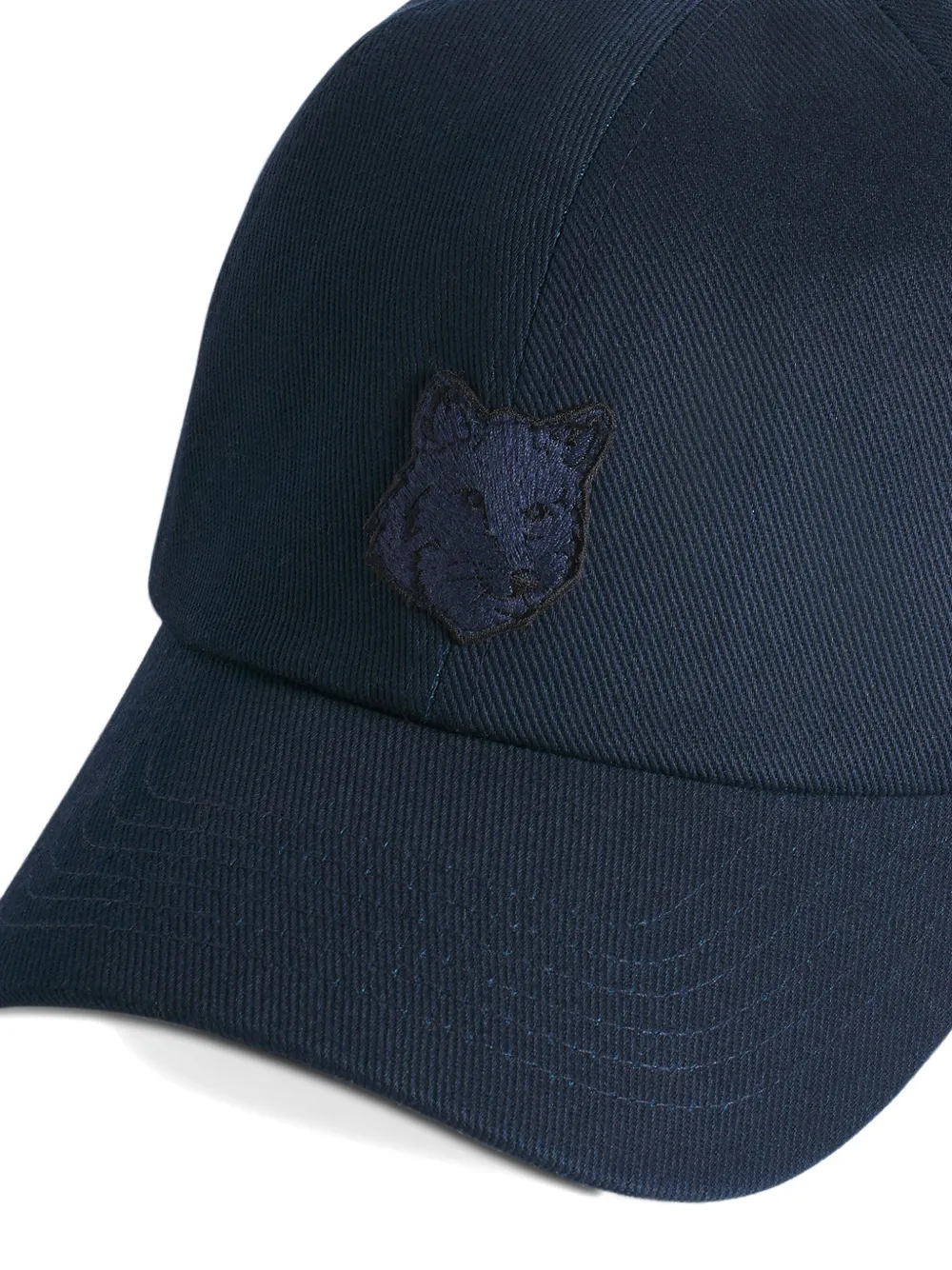 Maison Kitsuné Pet met vossenpatroon Blauw