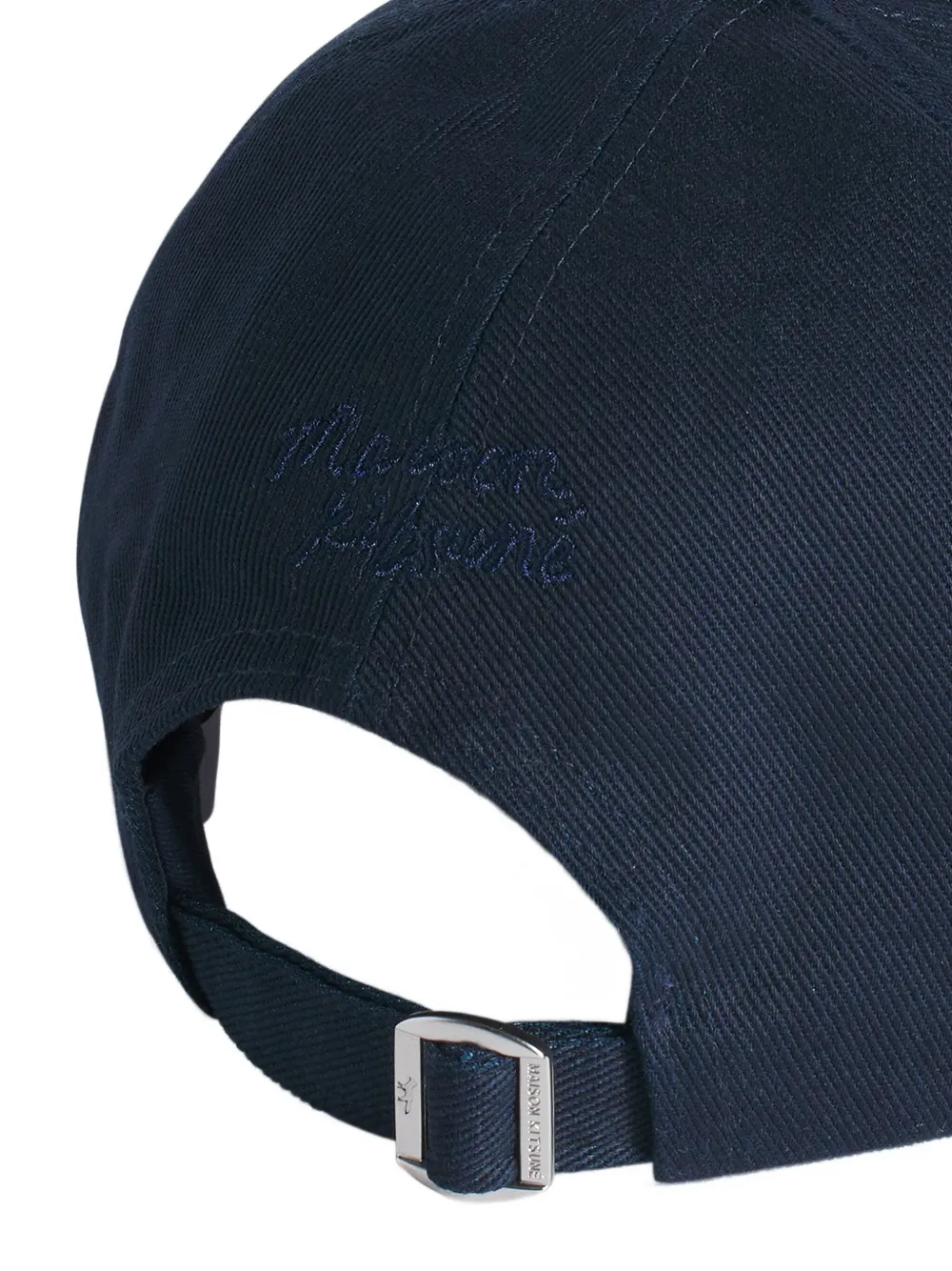 Maison Kitsuné Pet met vossenpatroon Blauw