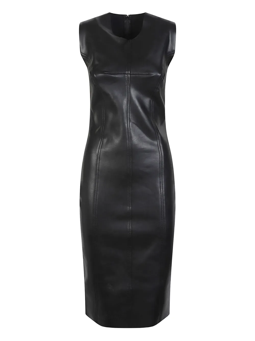 Norma Kamali Grace panelled dress - Nero