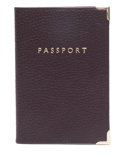 Aspinal Of London Pebble passport cover