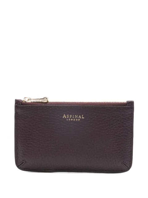 Aspinal Of London Ella pebbled-leather cardholder