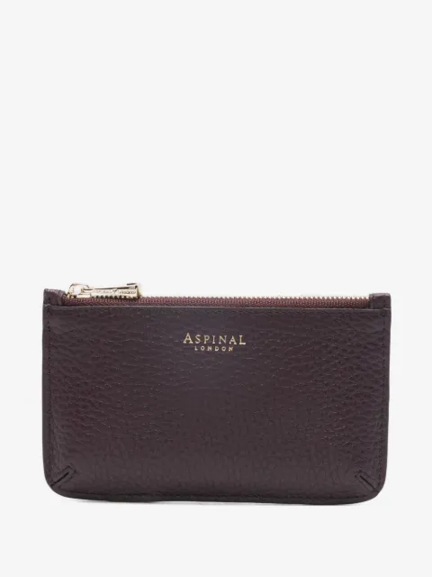 Aspinal Of London Ella pebbled-leather cardholder