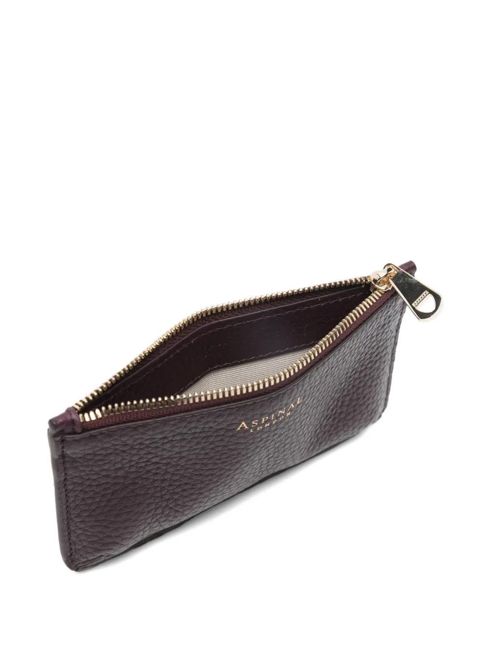 Ella Pebbled-Leather Cardholder