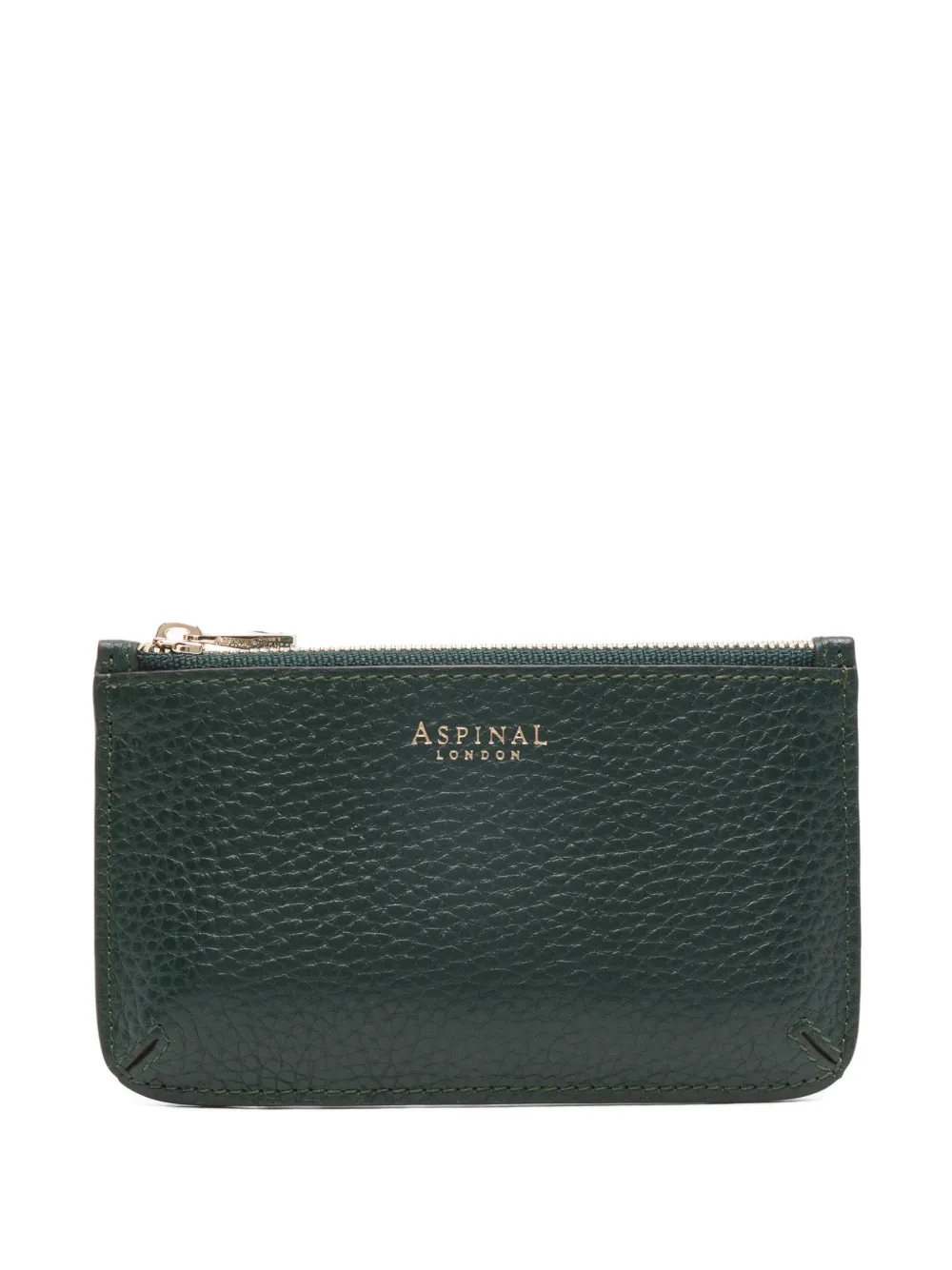 Aspinal Of London pebble card coin holder - Verde