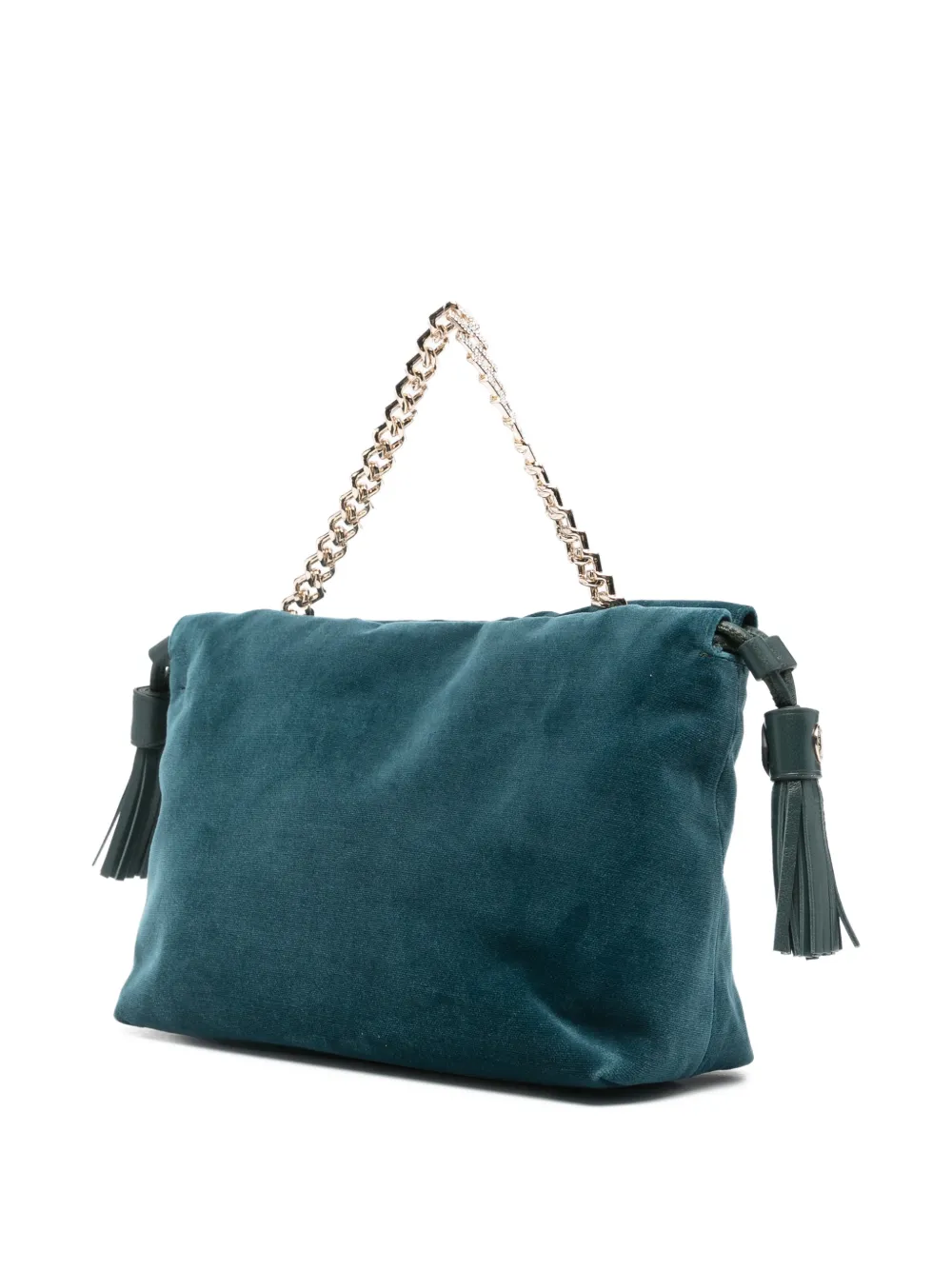 Aspinal Of London Amelia velvet tote bag - Blauw