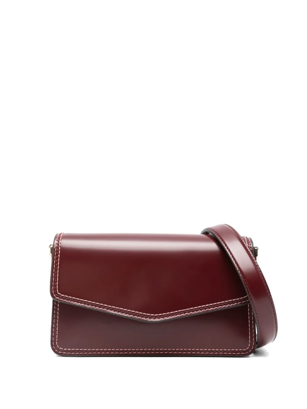 Aspinal Of London Eliza leather mini bag - Rosso