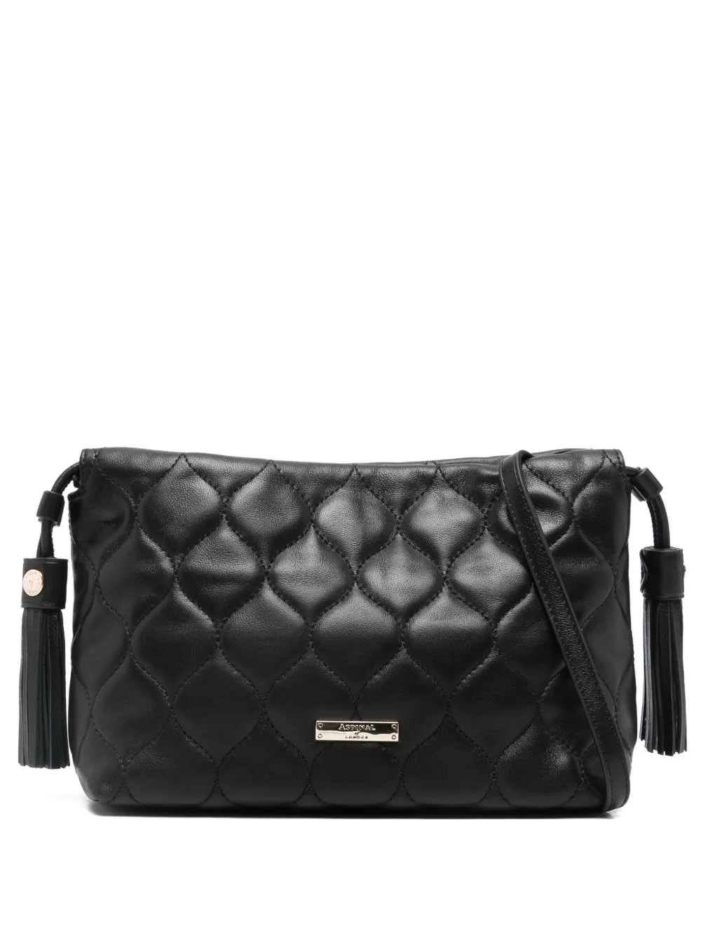 Aspinal Of London Amelia quilted cross body bag - Nero