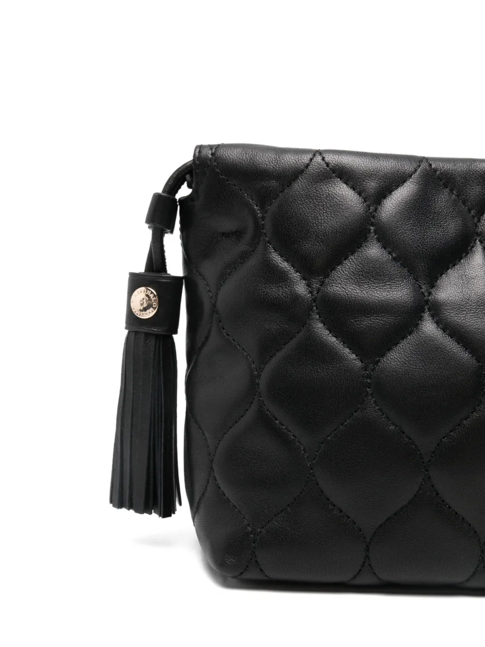 Aspinal Of London Amelia gewatteerde crossbodytas Zwart