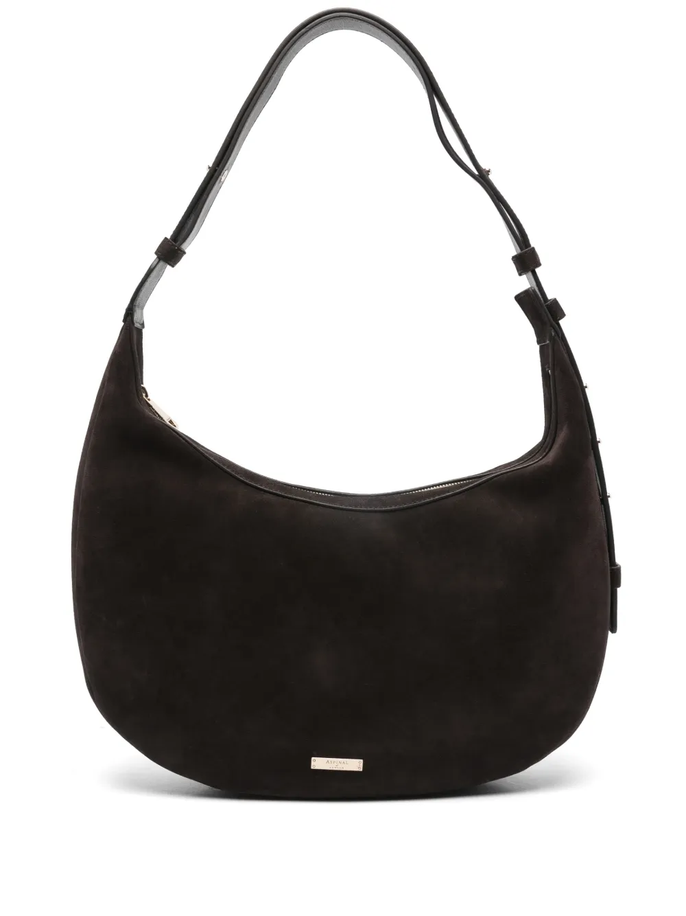 Aspinal Of London crescent slouchy satchel | marrón | Image 1