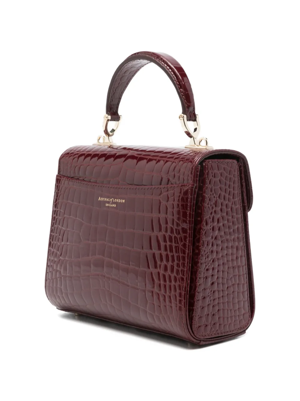 Aspinal Of London Mayfair midi-crossbodytas Rood