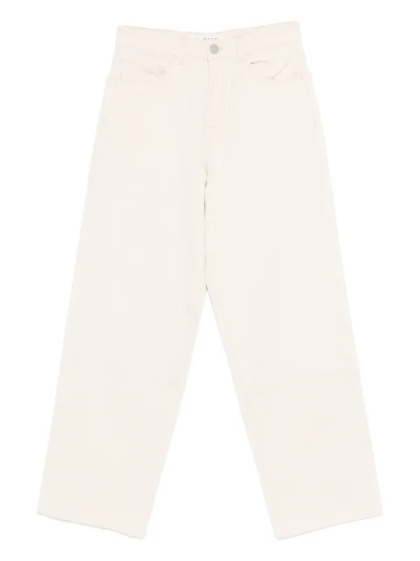 Róhe Five-pocket Cotton Trousers in Neutrals