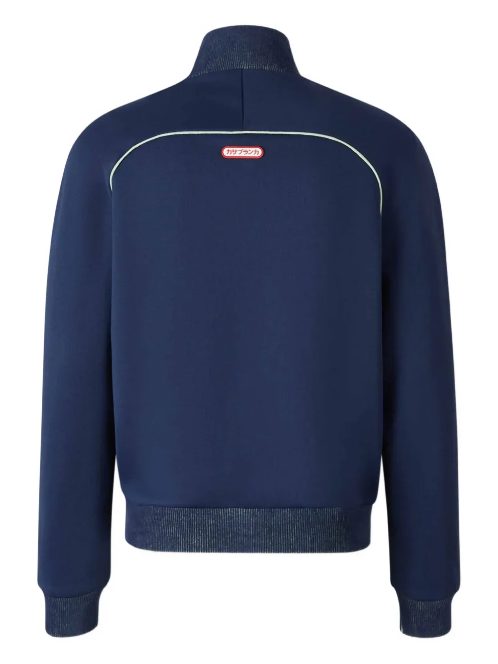 Casablanca high-collar zipped sweatshirt - Blauw