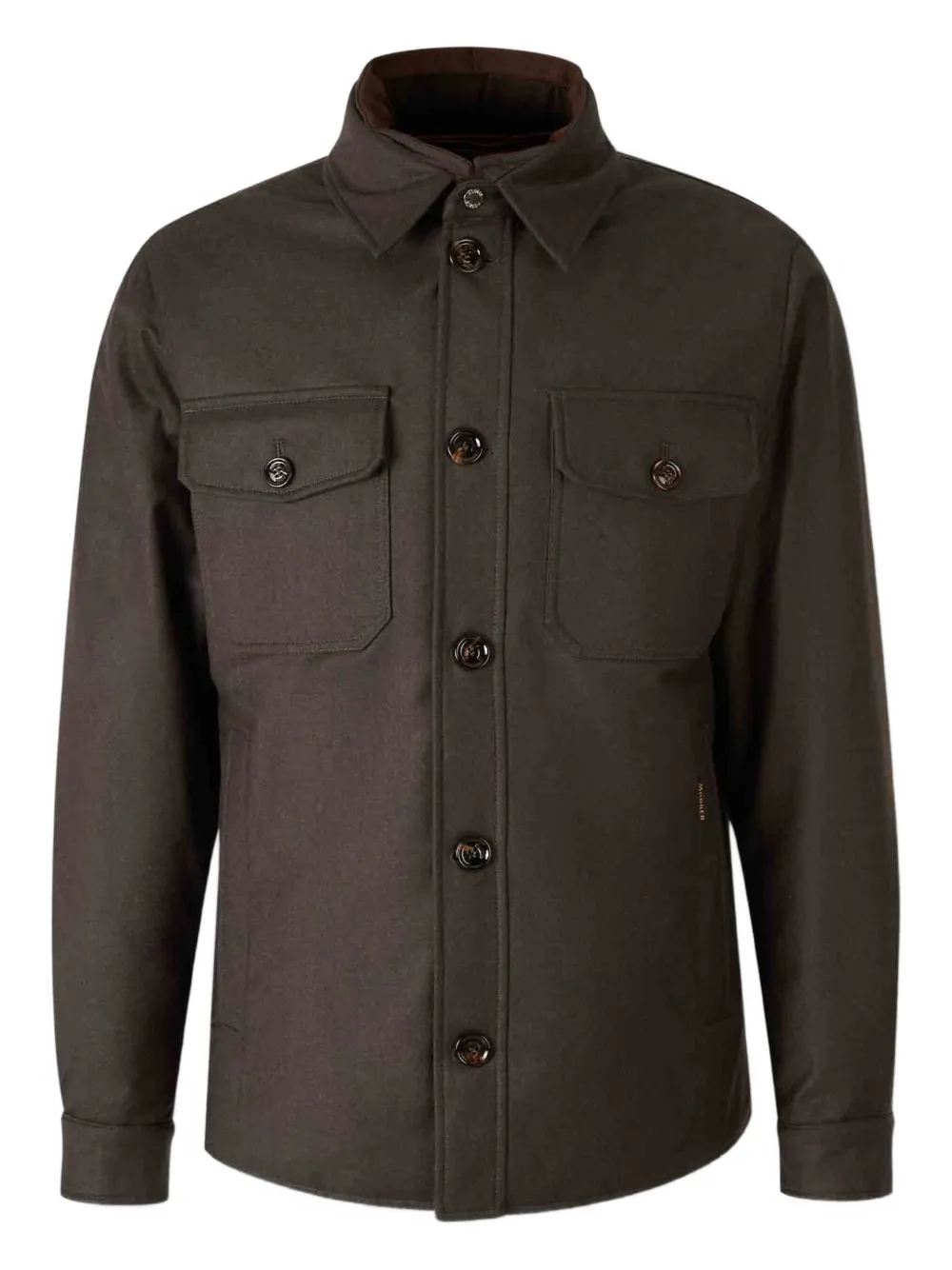 Moorer buttoned pocket jacket | Brown | Image 1
