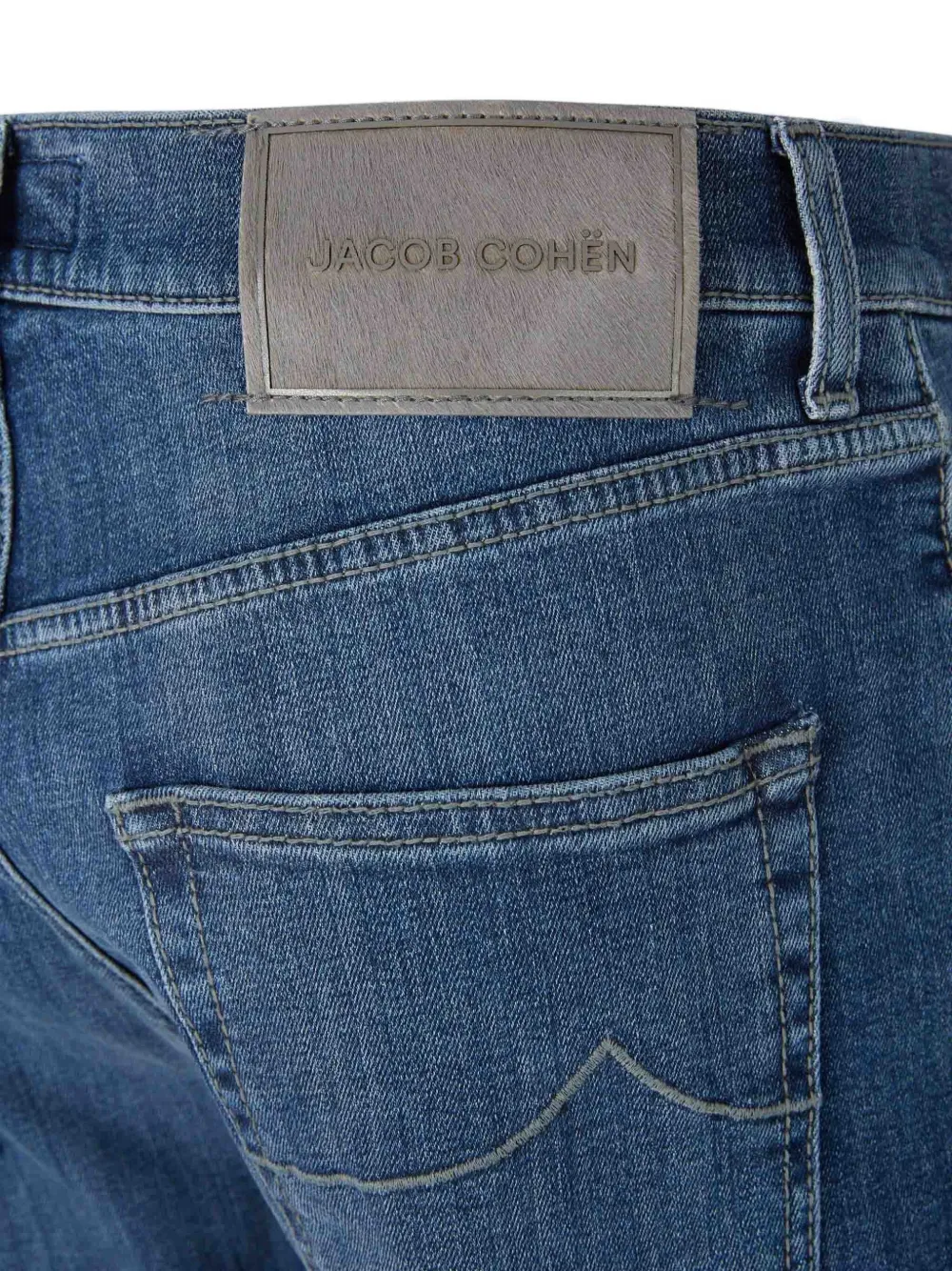 Jacob Cohën Jeans met vijf zakken Blauw