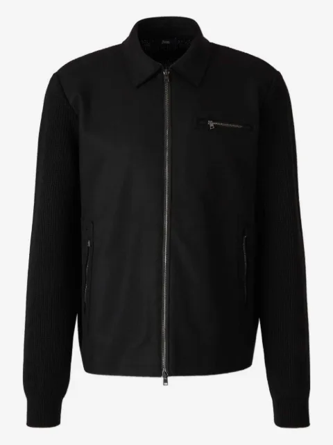 Herno zip cashmere cardigan
