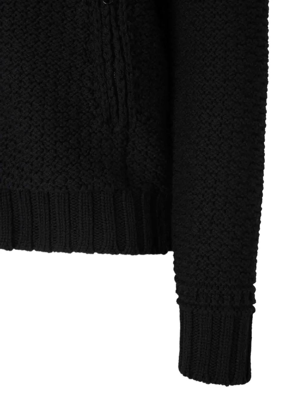 Stone Island Katoenen vest met rits Zwart