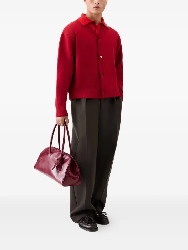 Jacquemus The Doppio Cardigan | Red | FARFETCH