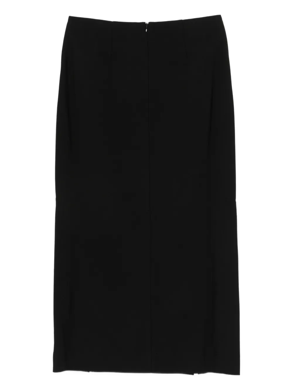 Róhe slit-detail skirt - Zwart