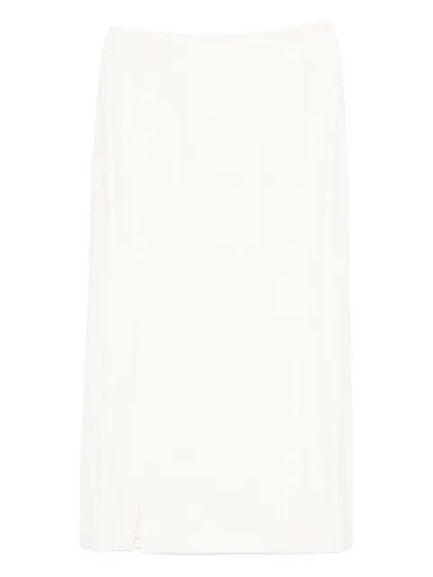 Róhe slit-detail skirt