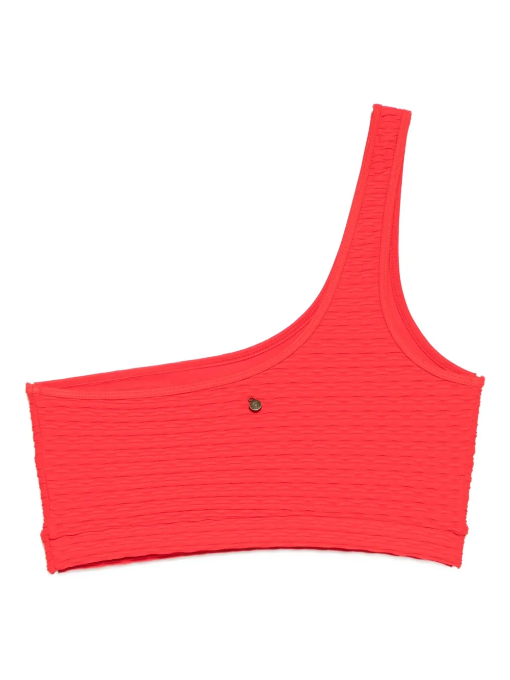Duskii One-shoulder Bikini Top In Red