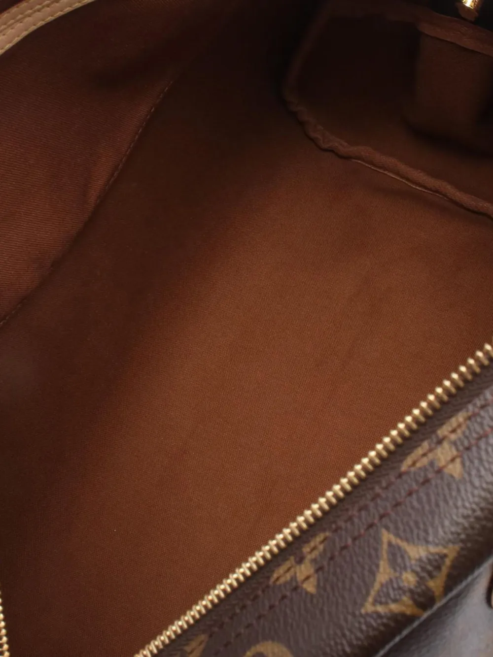 Pre-owned Louis Vuitton 2008 Monogram Montorgueil Gm Shoulder Bag In Brown