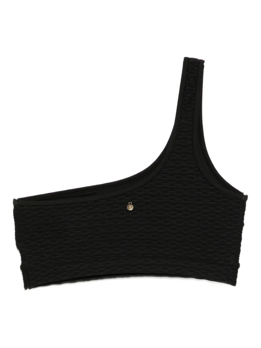 Duskii One-shoulder Bikini Top In Black
