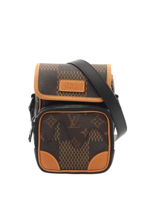 Louis Vuitton Pre-Owned 2020 Nigo Giant Damier Ebene Monogram Nano Amazone crossbody bag