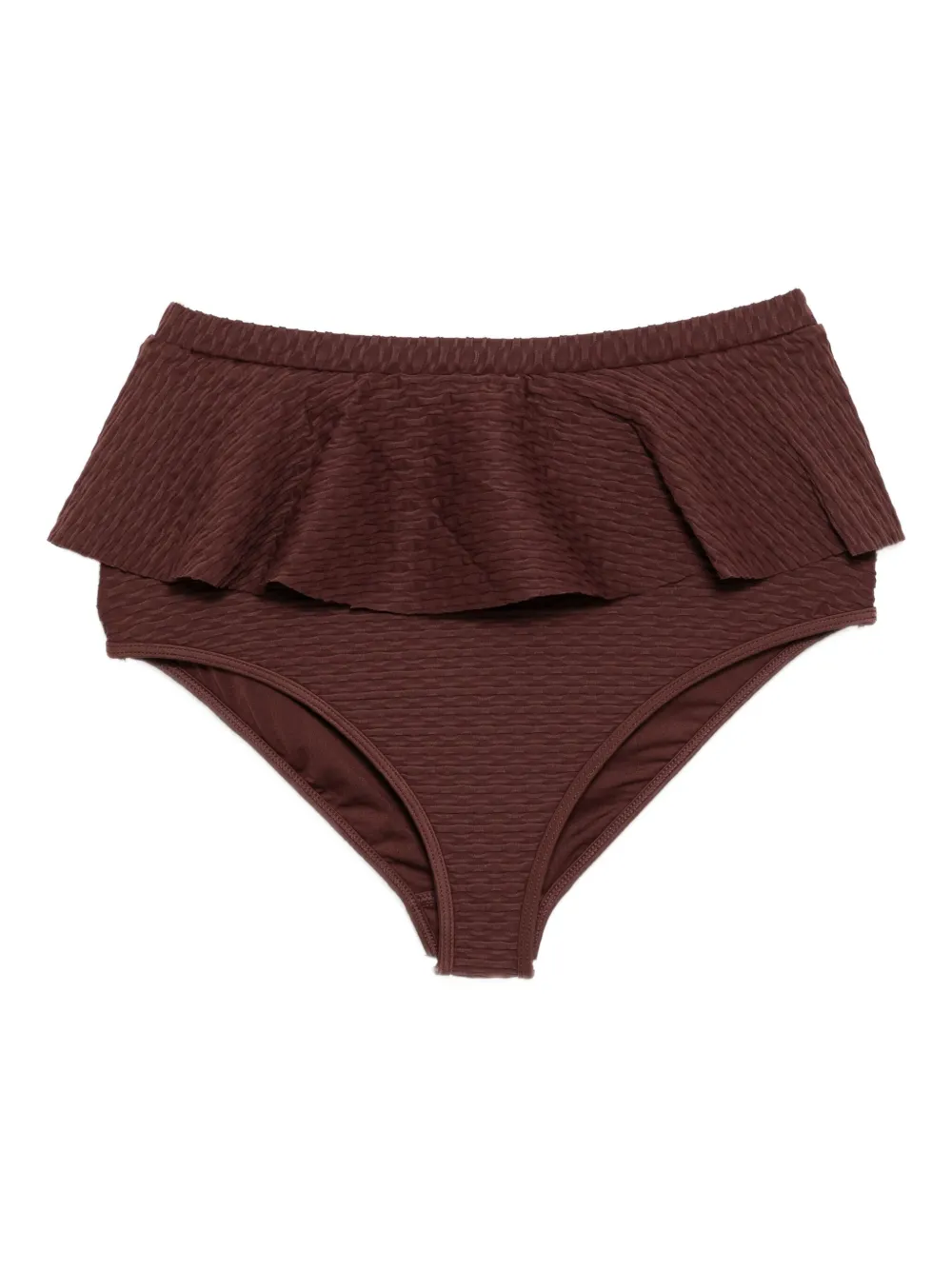 Duskii Frill bikini bottom | Brown | Image 1