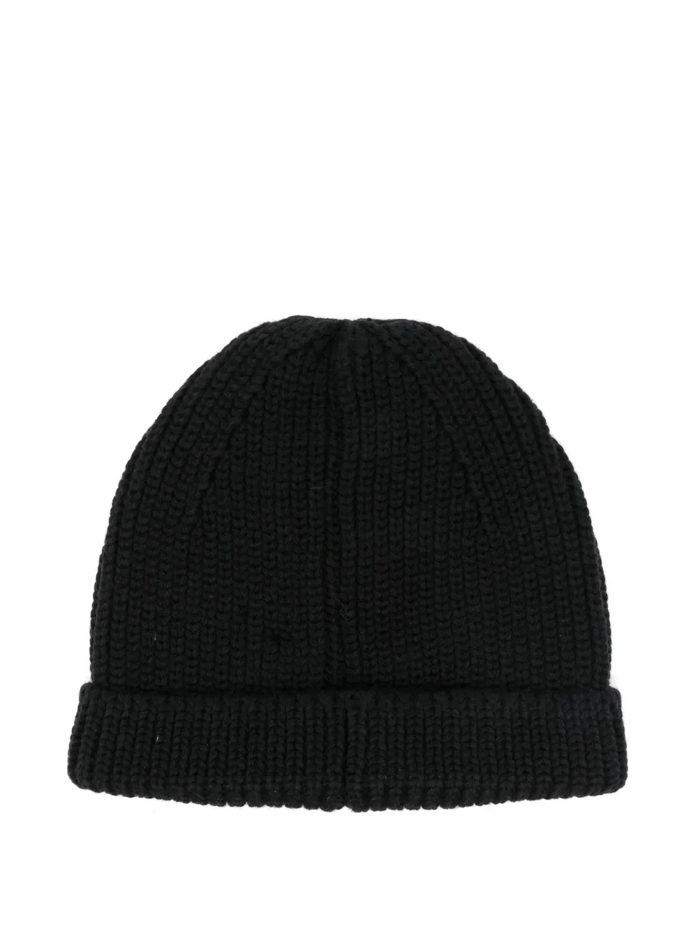 Y-3 embroidered-logo beanie hat - Zwart