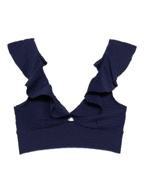 Duskii 프릴 비키니 탑