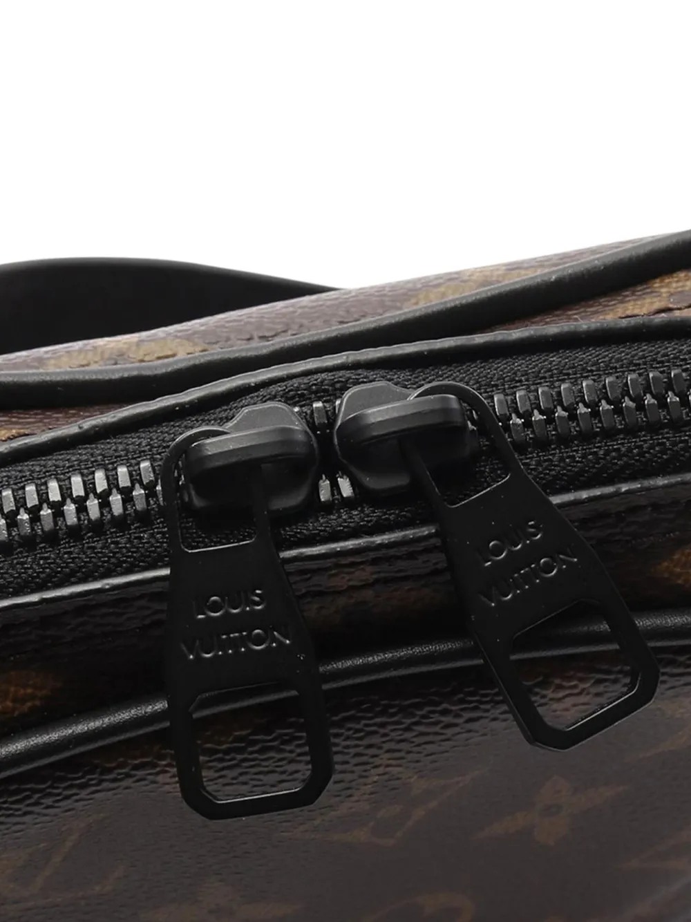 Pre-owned Louis Vuitton 2018 Monogram Utility Side Crossbody Bag In Brown