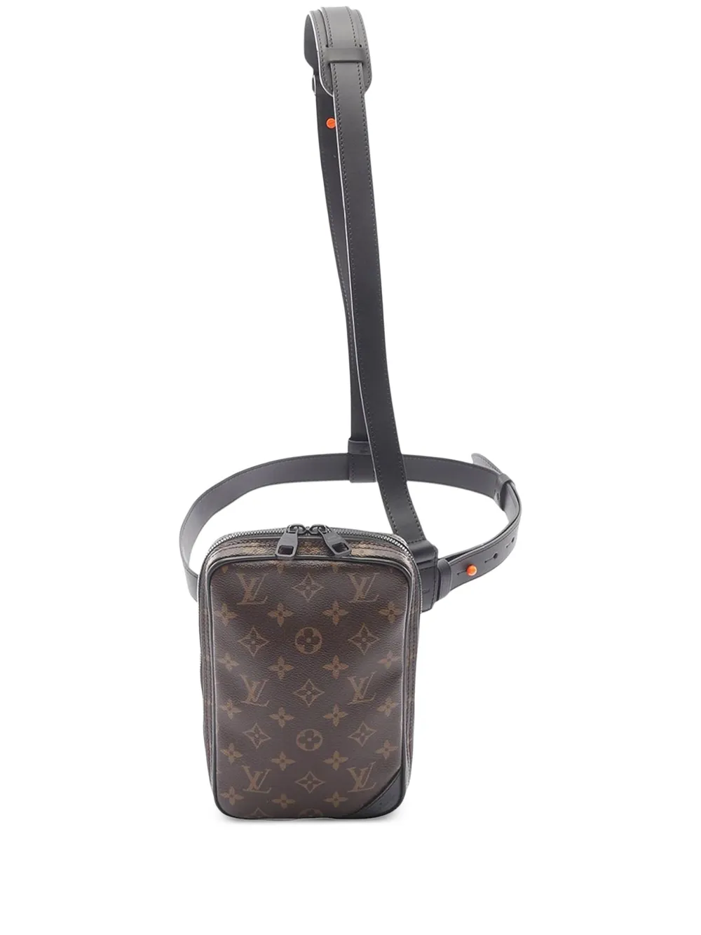 Louis Vuitton Pre-Owned 2018 モノグラム ユーティリティ サイド ショルダーバッグ - ブラウン Louis Vuitton Pre-Owned 2018 モノグラム ユーティリティ サイド ショルダーバッグ - ブラウン