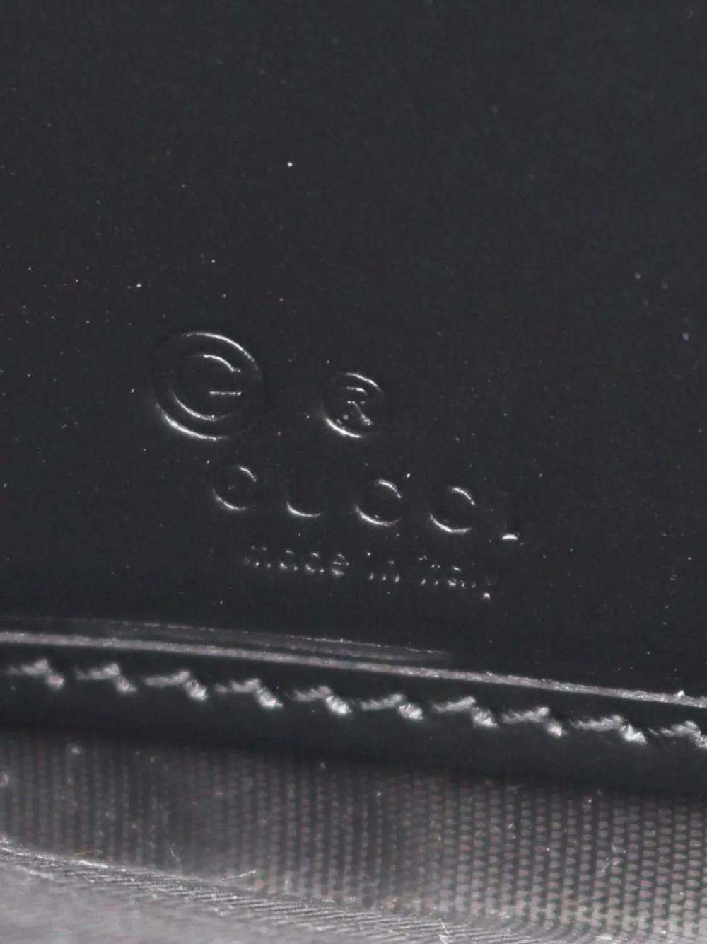 Pre-owned Gucci 2016-2025 Sima Imprint Zip Around Wallet Long Wallets In Black