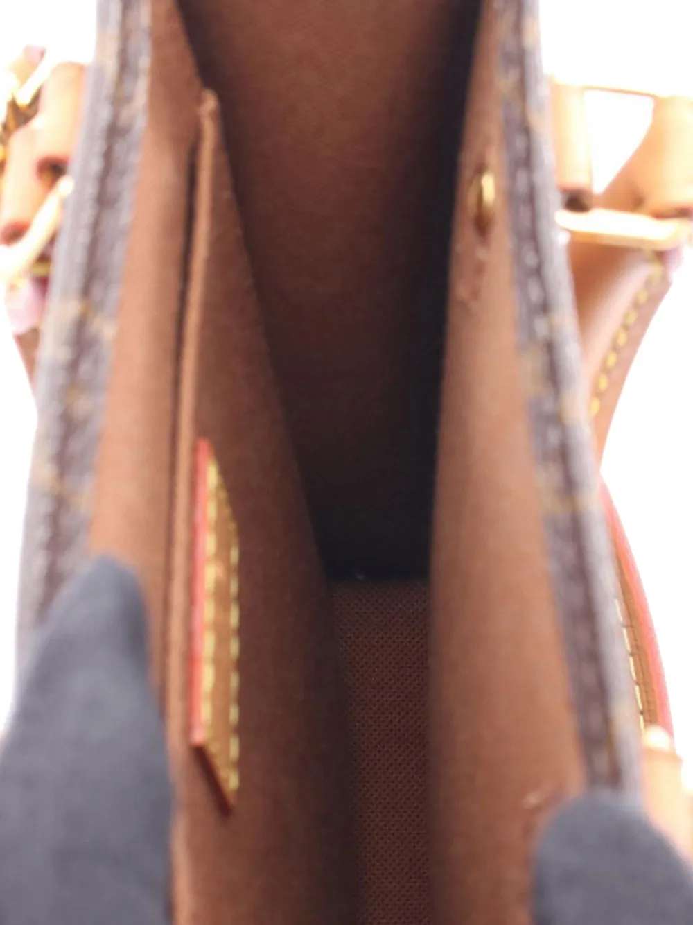 Pre-owned Louis Vuitton 2020 Monogram Petit Sac Plat Satchel In Brown