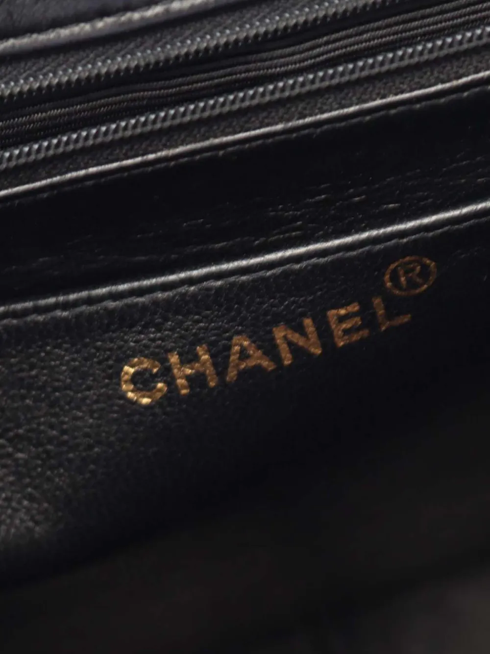 Pre-owned Chanel 1996-1997 Cc Quilted Lambskin Flap Backpack In Black