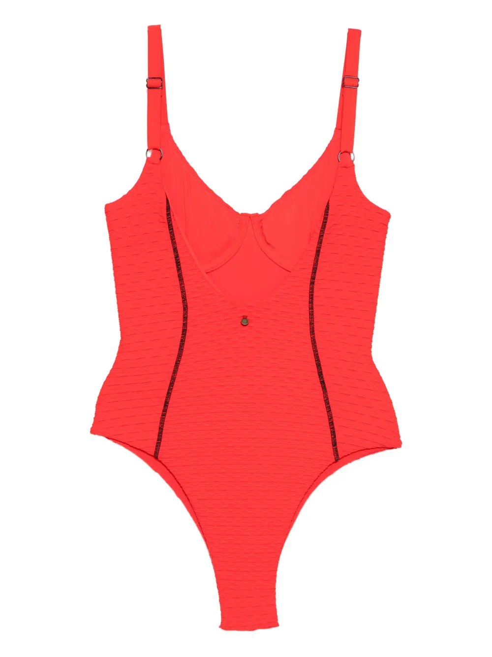 Duskii Scoop-neck Swimsuit In Red