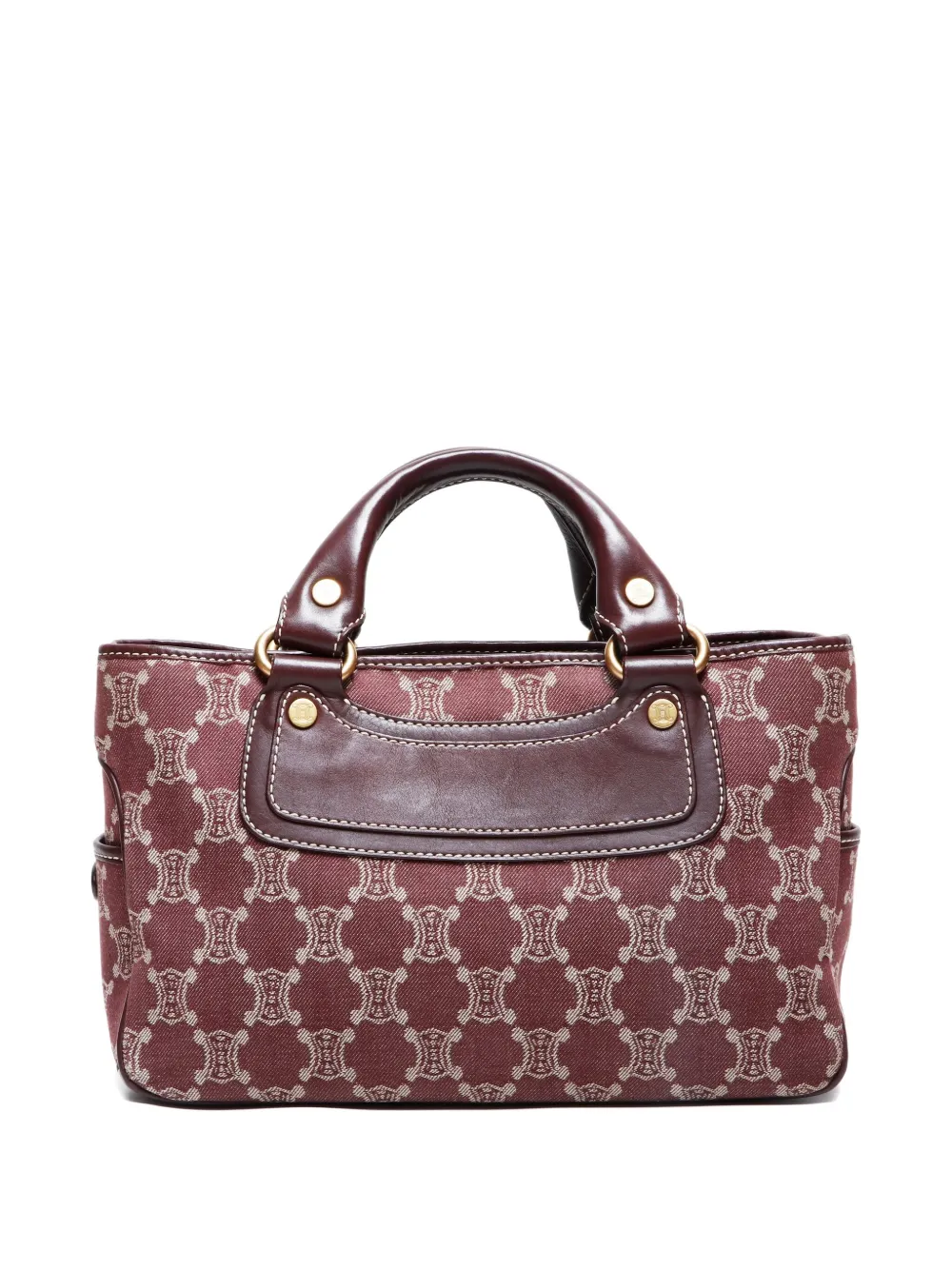 Celine Pre-Owned 2000s macadam canvas boogie tote bag | Red | Image 1