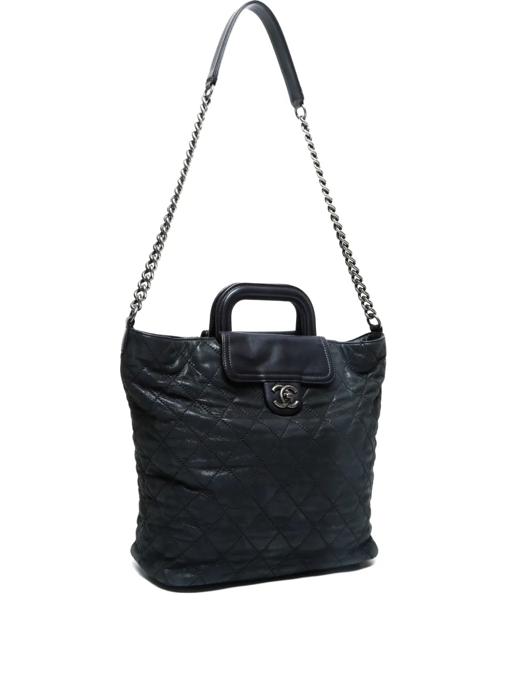 CHANEL Pre-Owned 2011 マトラッセ ココマーク ショルダーバッグ - ブラック CHANEL Pre-Owned 2011 マトラッセ ココマーク ショルダーバッグ - ブラック