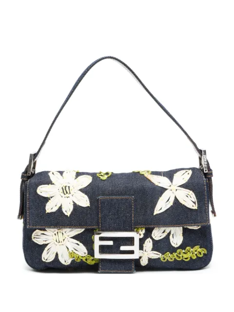 Fendi Pre-Owned 2000-2015 flower mamma baguette shoulder bag