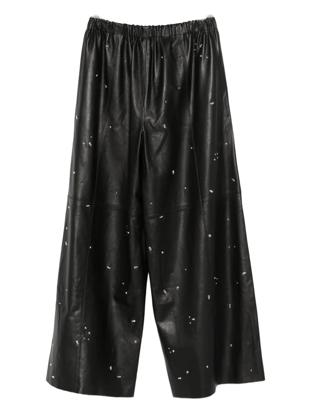 Alysi Broek met elastische tailleband - Zwart