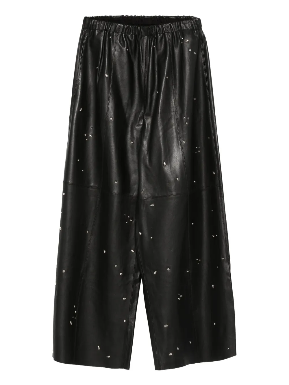 Alysi pantalones con pretina elástica | negro | Image 1