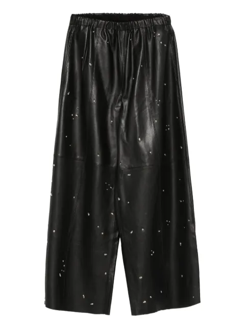 Alysi elasticated-waistband trousers