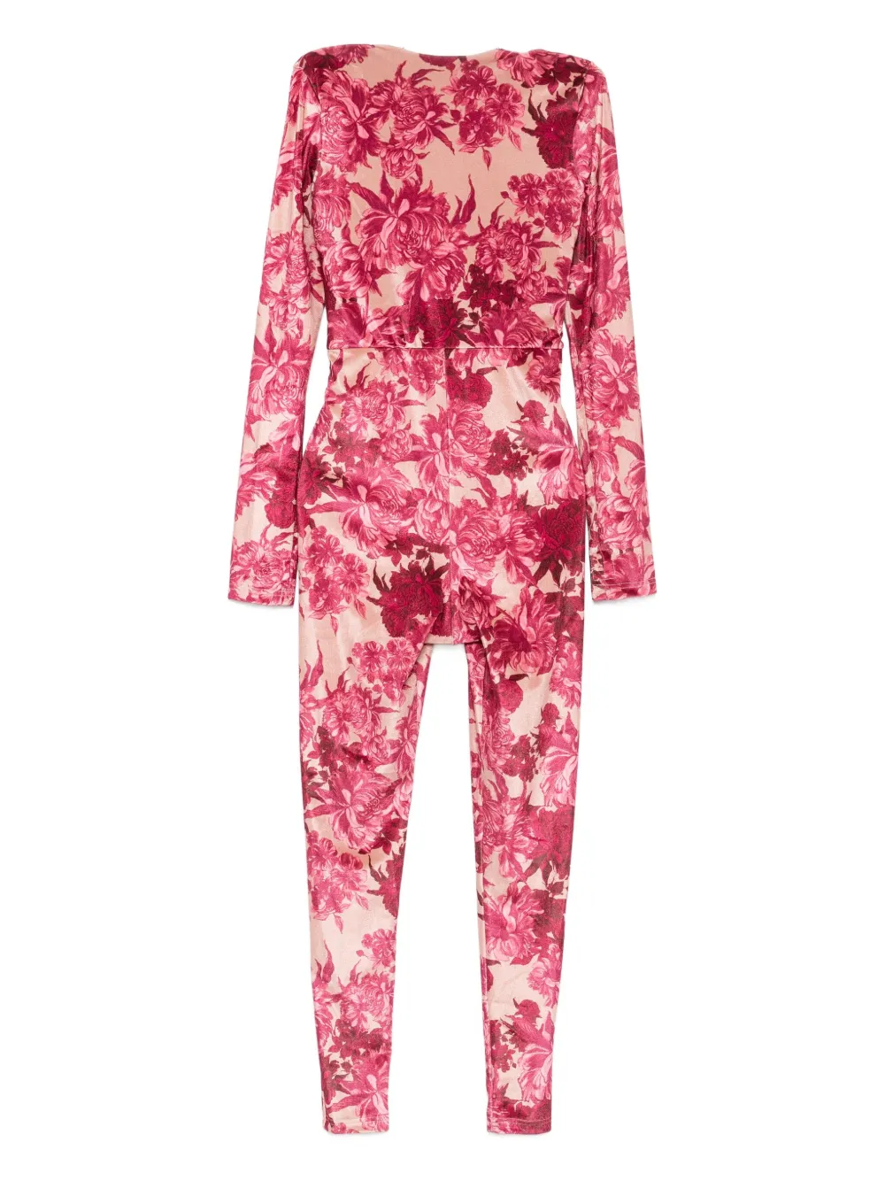 Mazzei Jumpsuit met bloemenprint - Rood